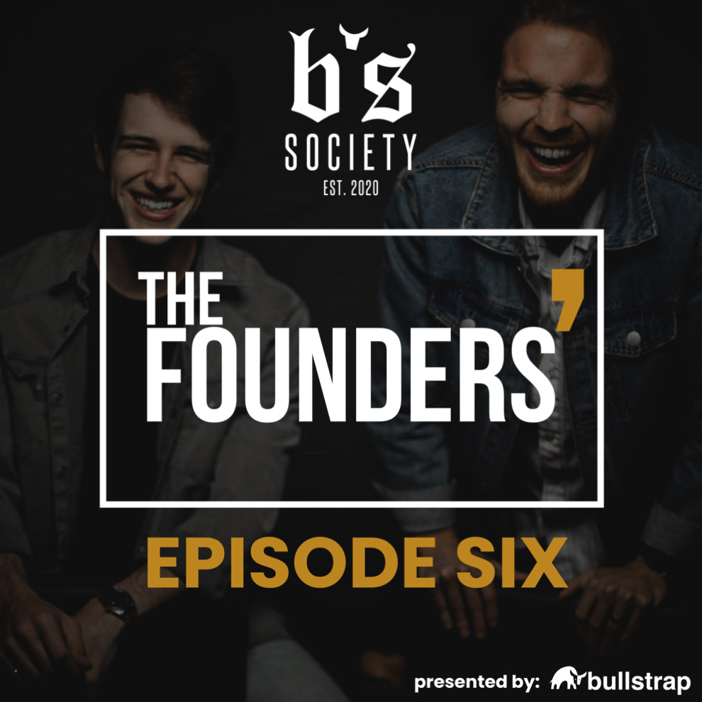 Two men laughing, promoting The Founders' Podcast Episode Six.