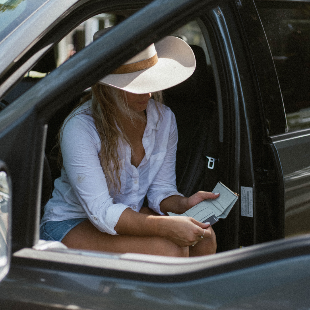 The Nav Trifold Wallet - Bluebelle