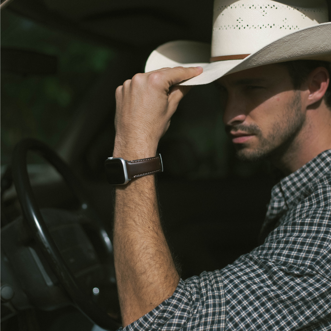 Leather Apple Watch Strap - Modern Terra