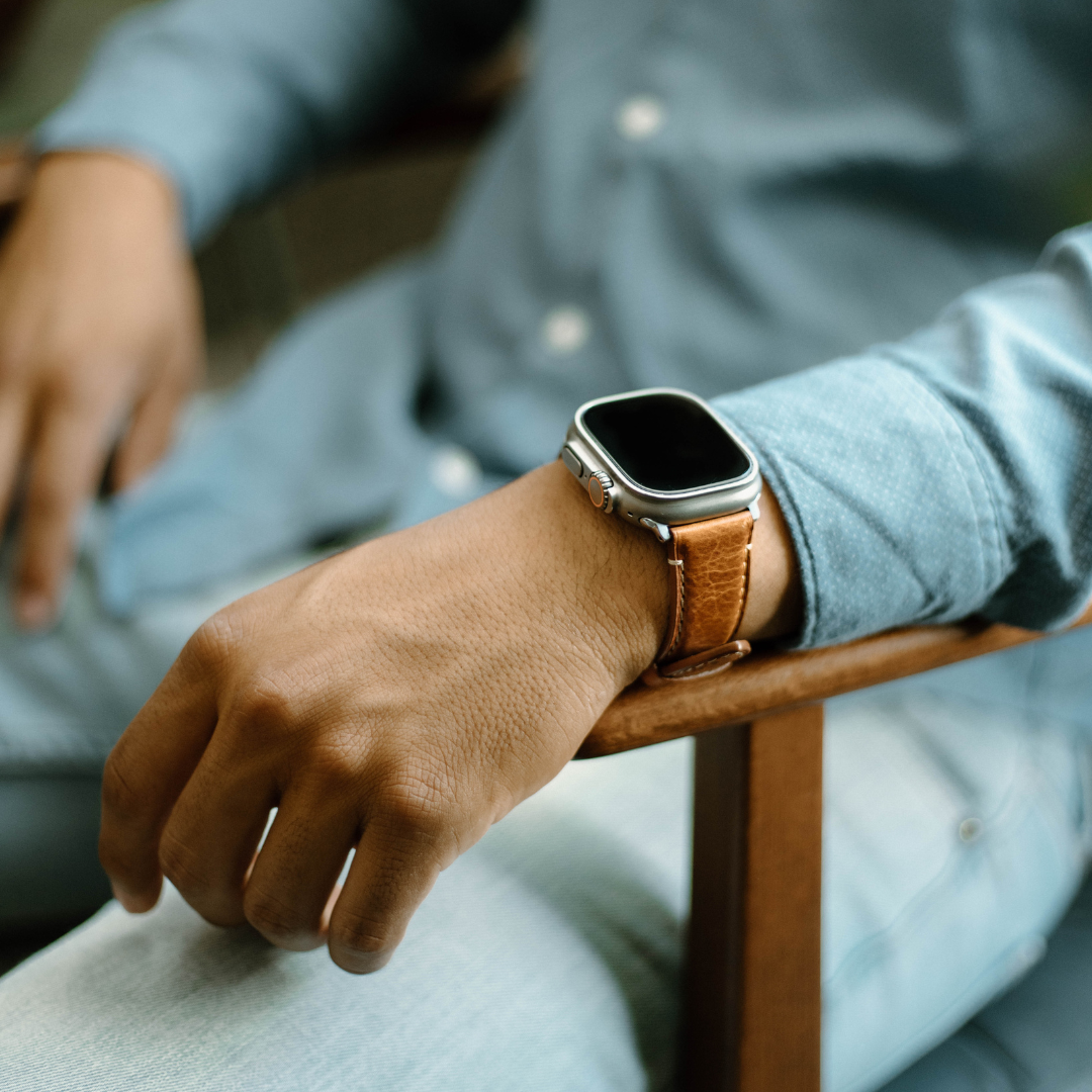 Leather Apple Watch Strap - Sienna