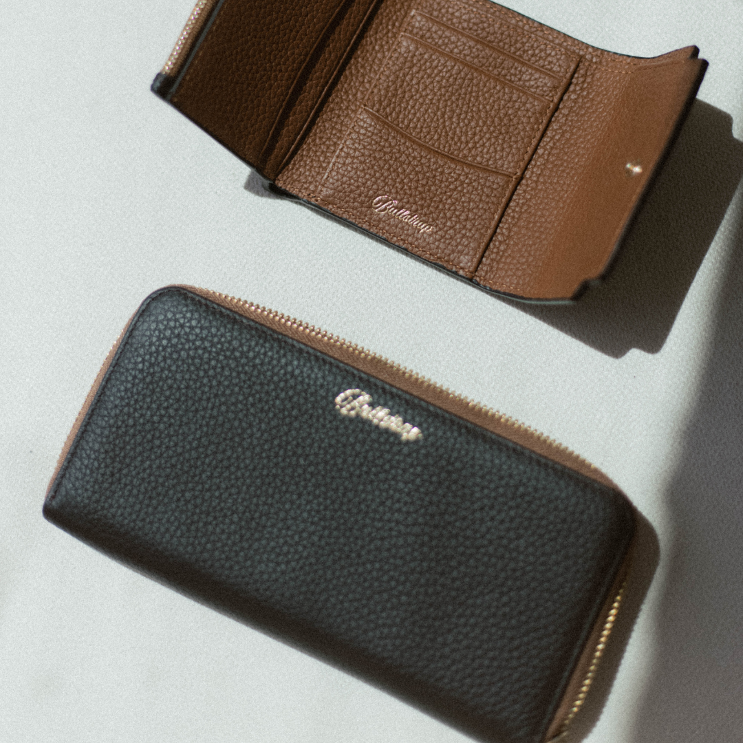 The Dolly Nav Zipper Wallet - Saddle