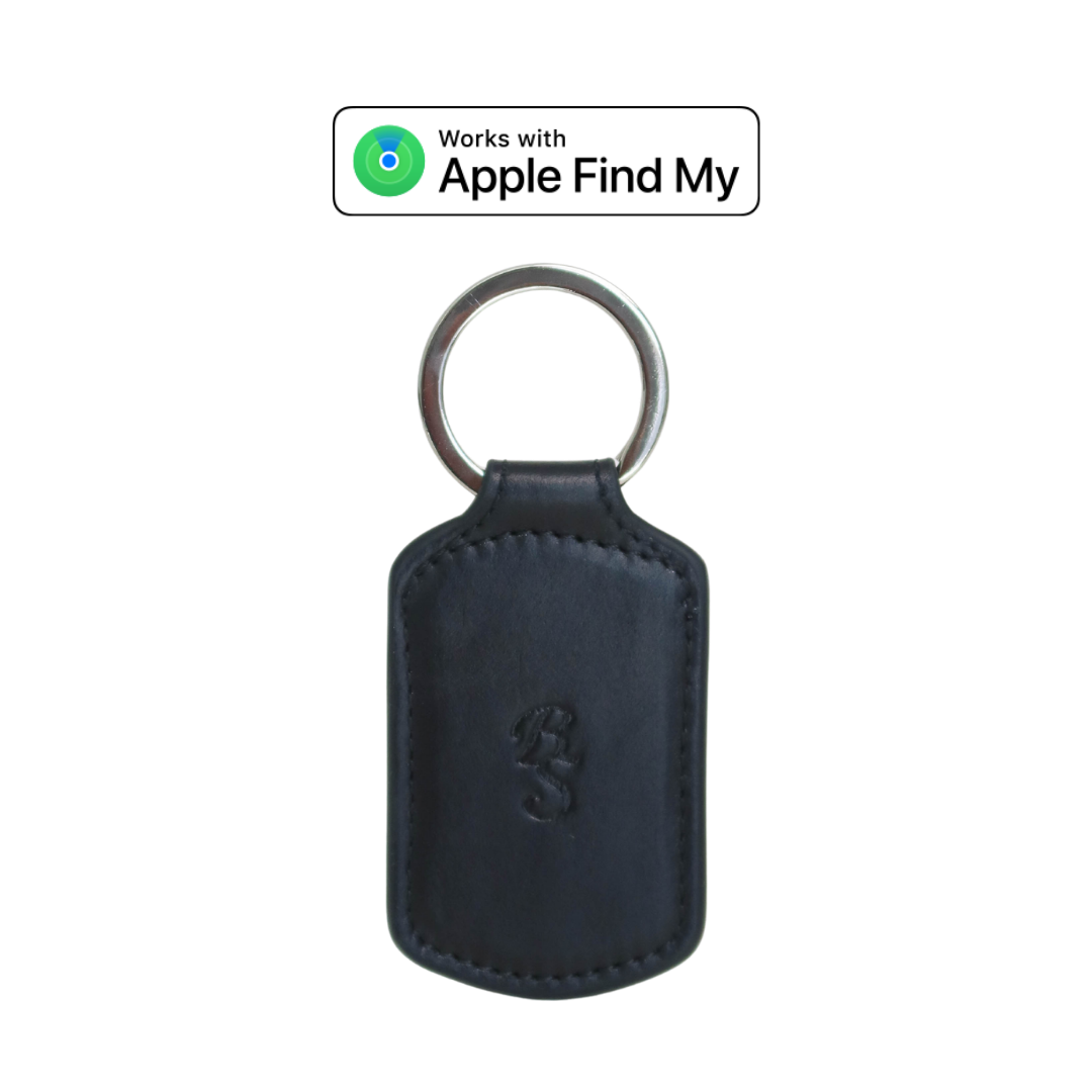 The Trace Trackable Keychain - BLACK – Bullstrap