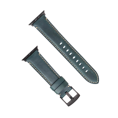 Leather Apple Watch Strap - Ocean