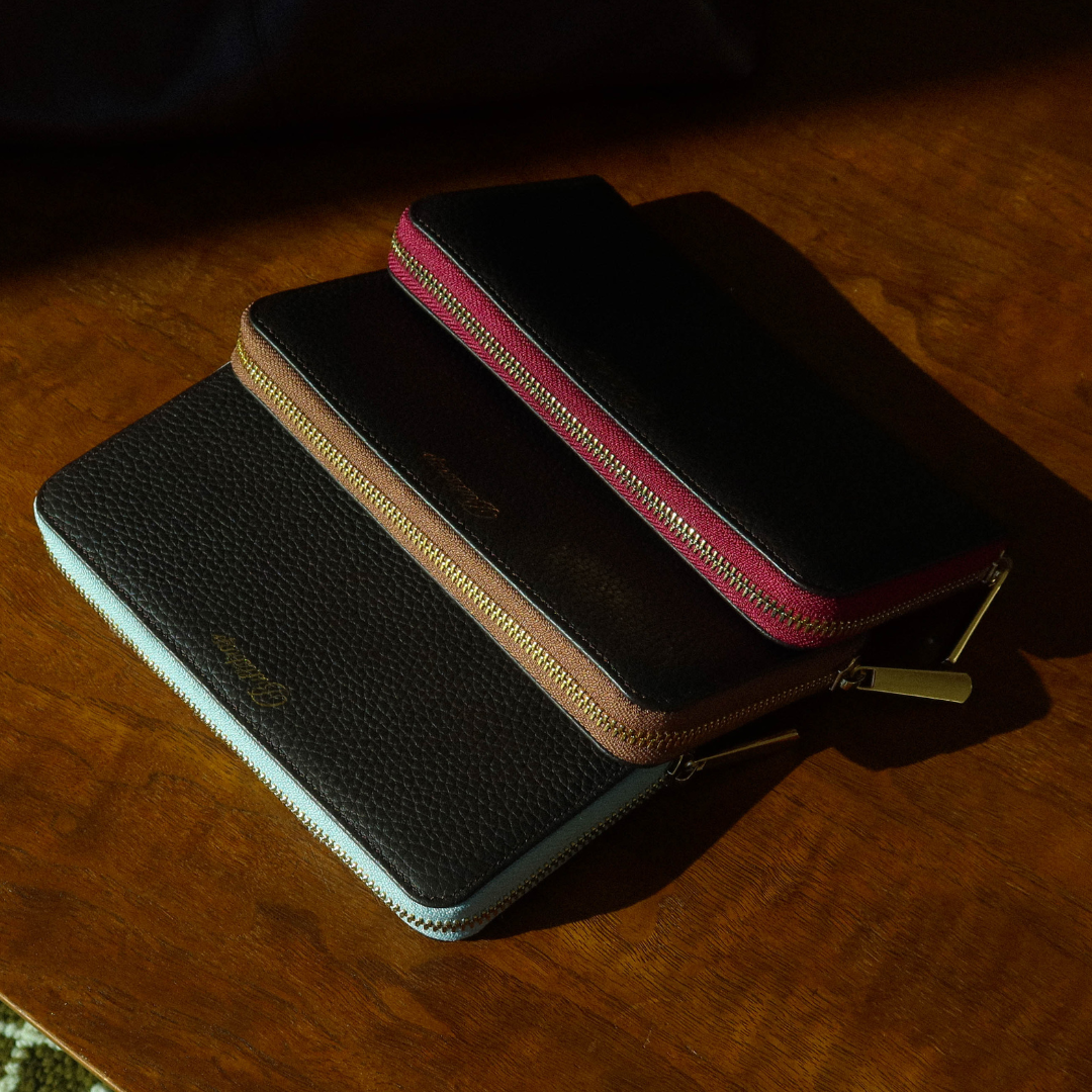The Dolly Nav Zipper Wallet - Bluebelle