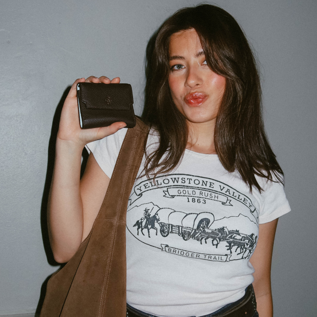 The Dolly Nav Trifold Wallet - Desert Bloom