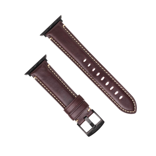 Leather Apple Watch Strap - Bourbon