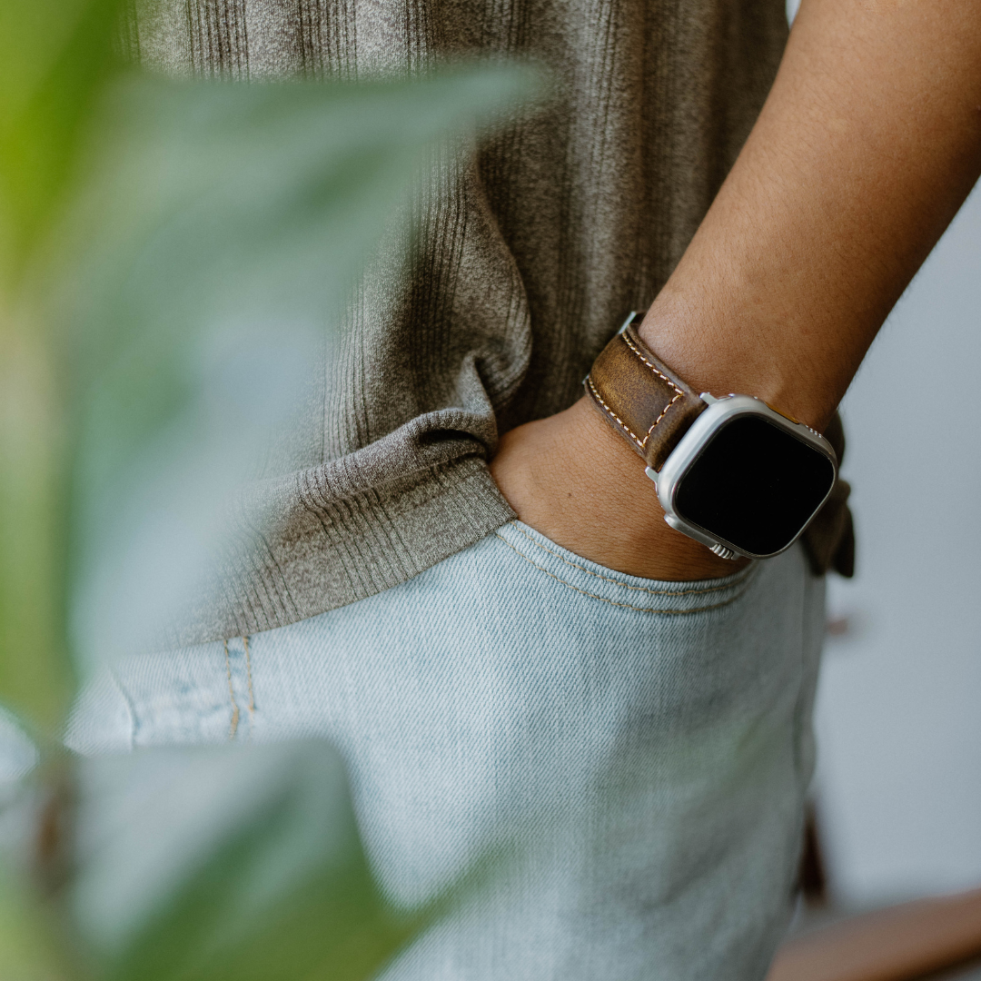 Leather Apple Watch Strap - Terra