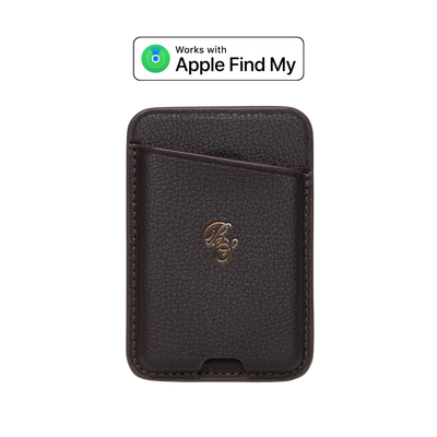 The Performance Leather Magnetic Wallet - Cocoa