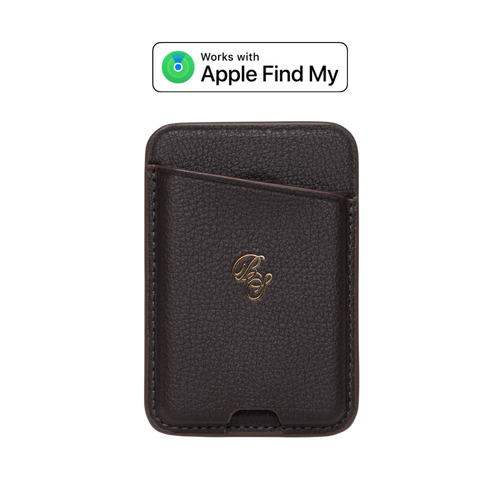 The Performance Leather Magnetic Wallet - Cocoa