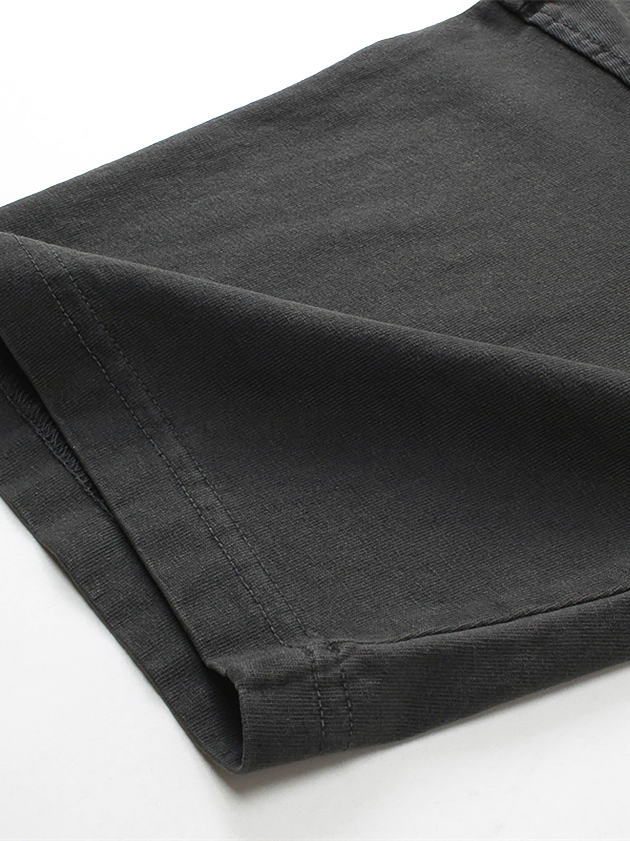 Bullstrap Vintage Washed T-Shirt - Charcoal