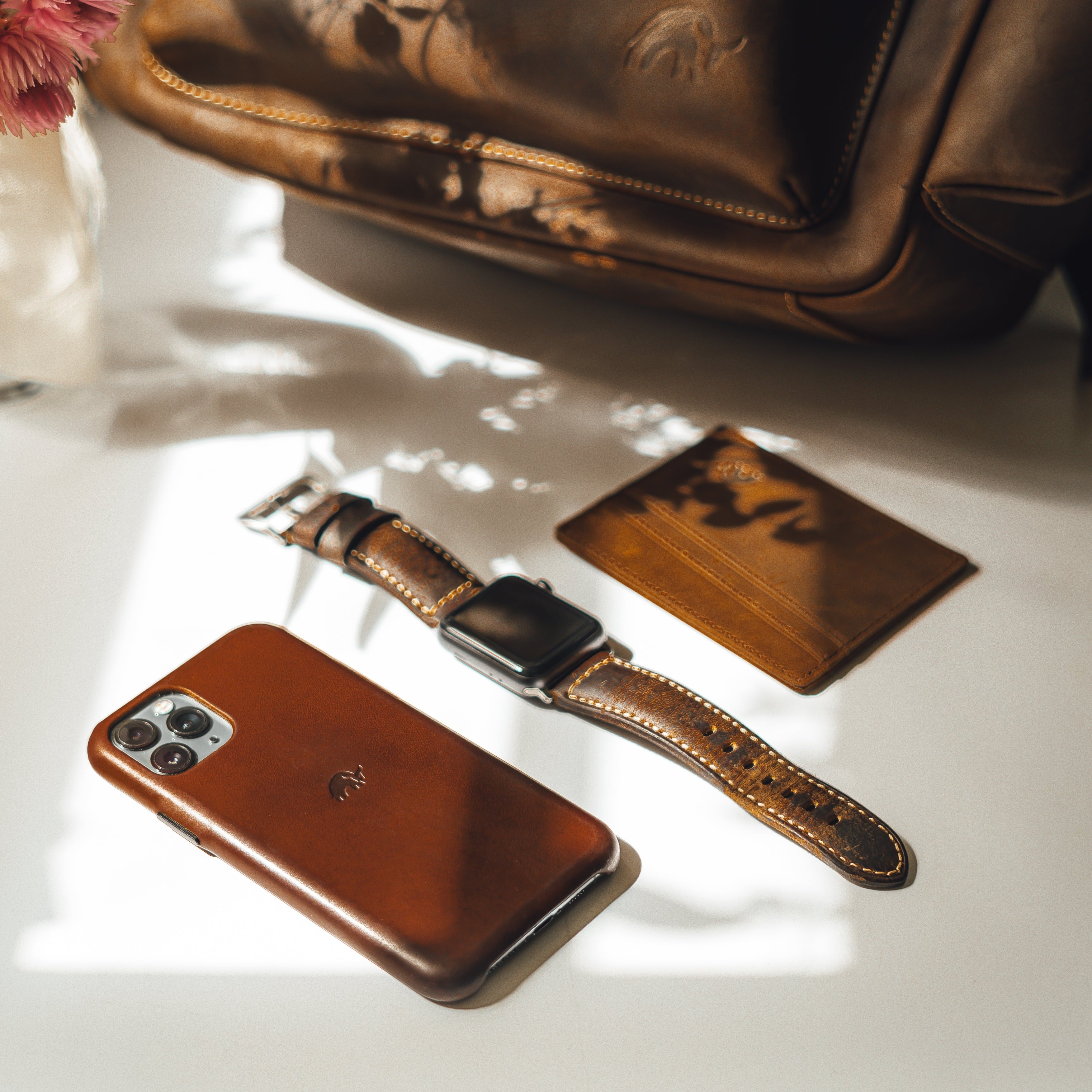 Leather Apple Watch Strap - Terra