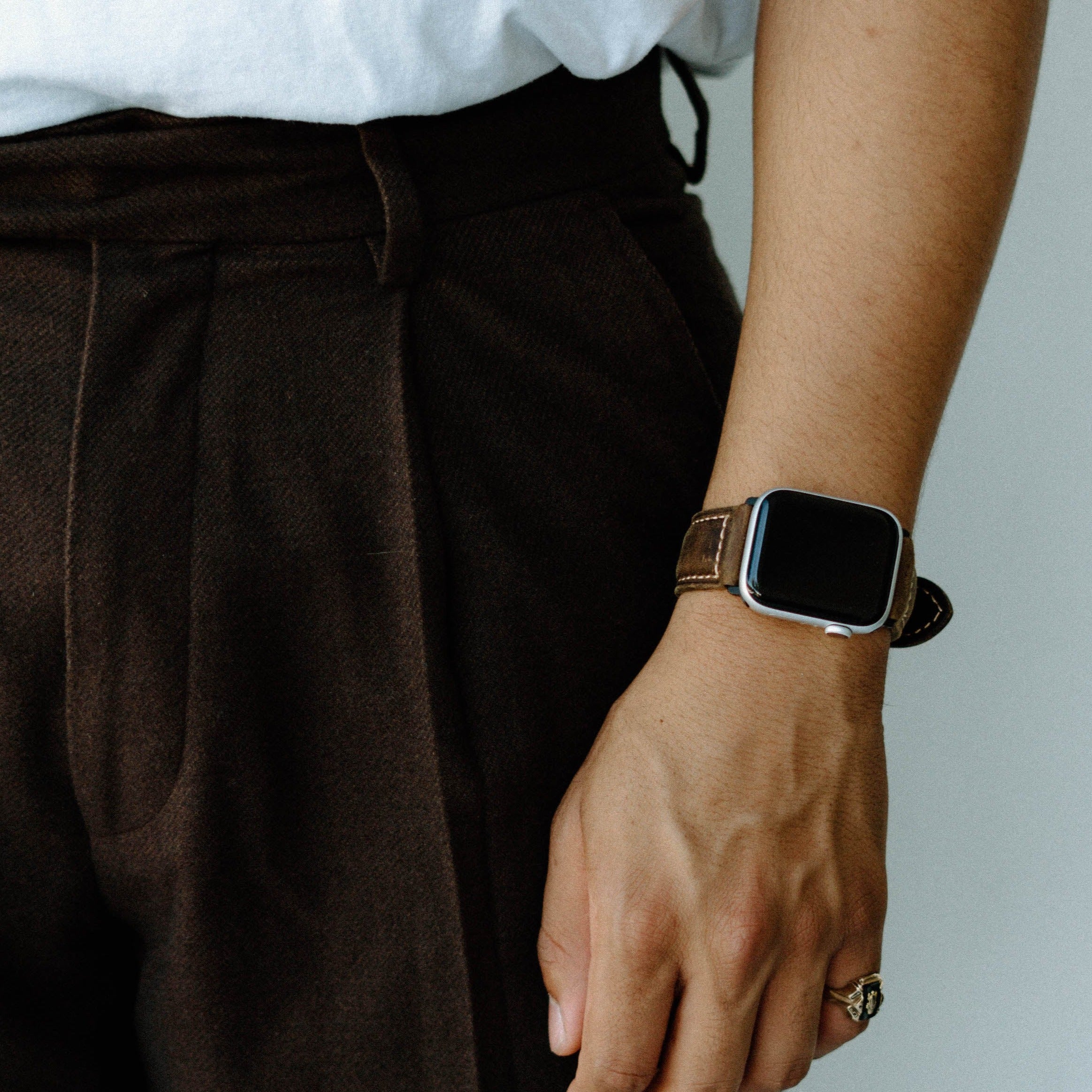 Leather Apple Watch Strap - Terra