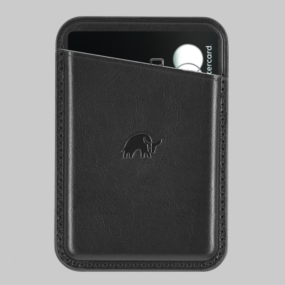 Leather Magnetic Wallet - BLACK EDITION