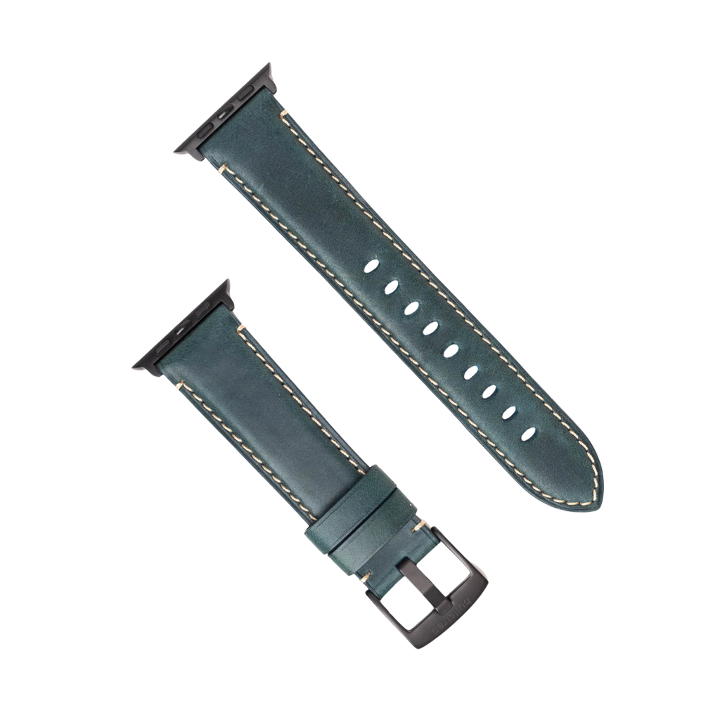 Leather Apple Watch Strap - Ocean