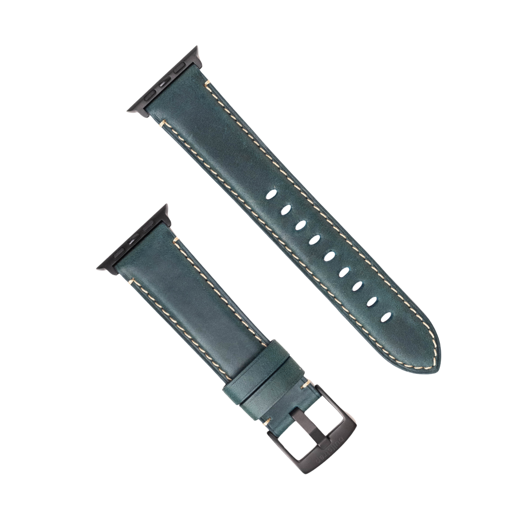 Leather Apple Watch Strap - Ocean