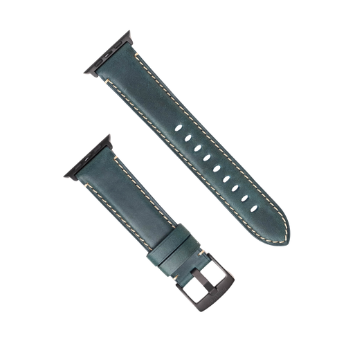 Leather Apple Watch Strap - Ocean