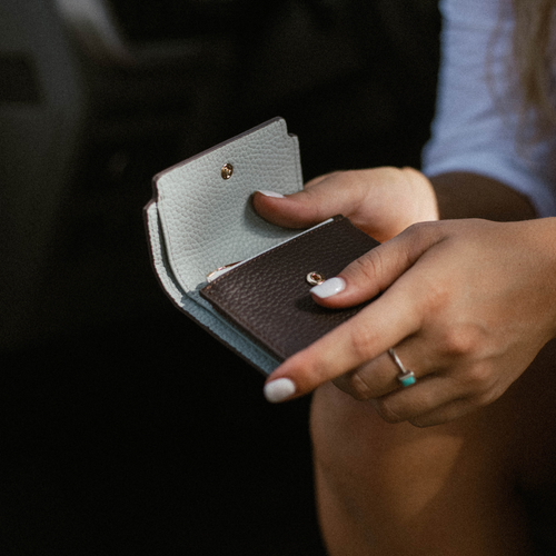 The Nav Trifold Wallet  - Bluebelle