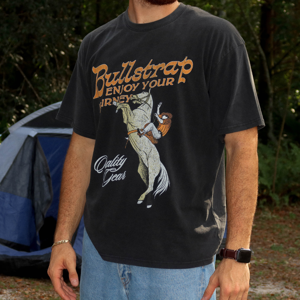 Enjoy Your Journey Tee - Charcoal