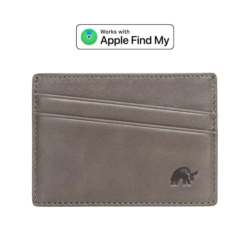 Leather Nav Card Holder - SLATE