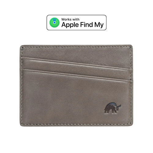 Leather Nav Card Holder - SLATE
