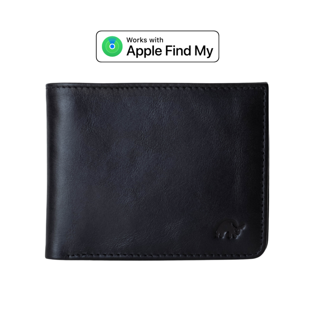 Leather Nav Bifold Wallet - BLACK EDITION