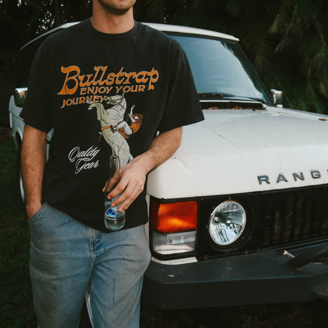 Enjoy Your Journey Tee - Charcoal