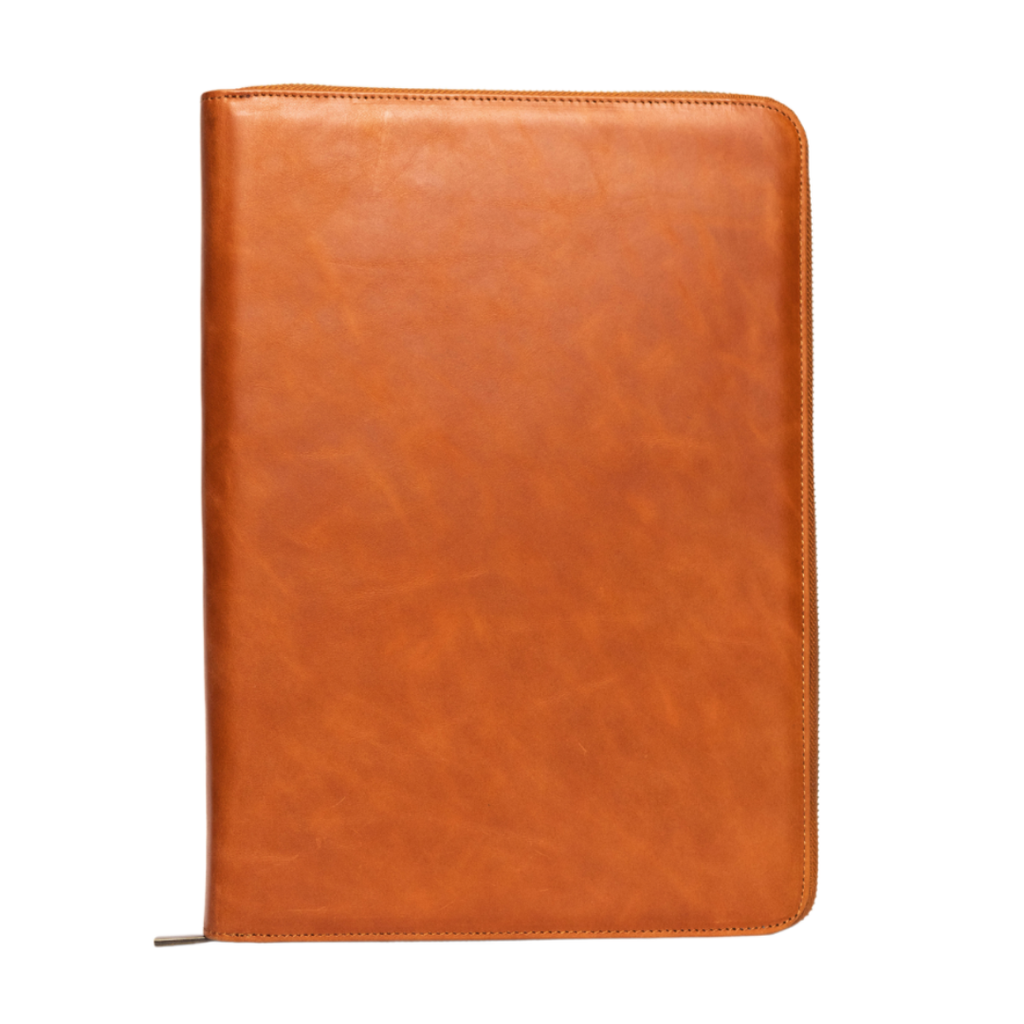 Leather MacBook Sleeve - Sienna