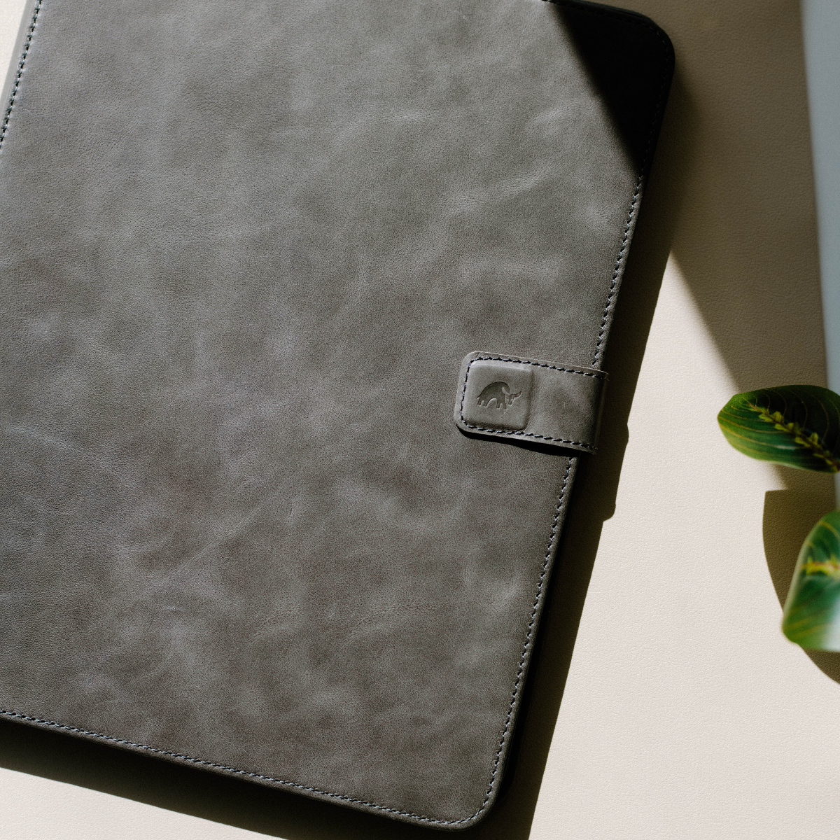 Leather iPad Case - SLATE