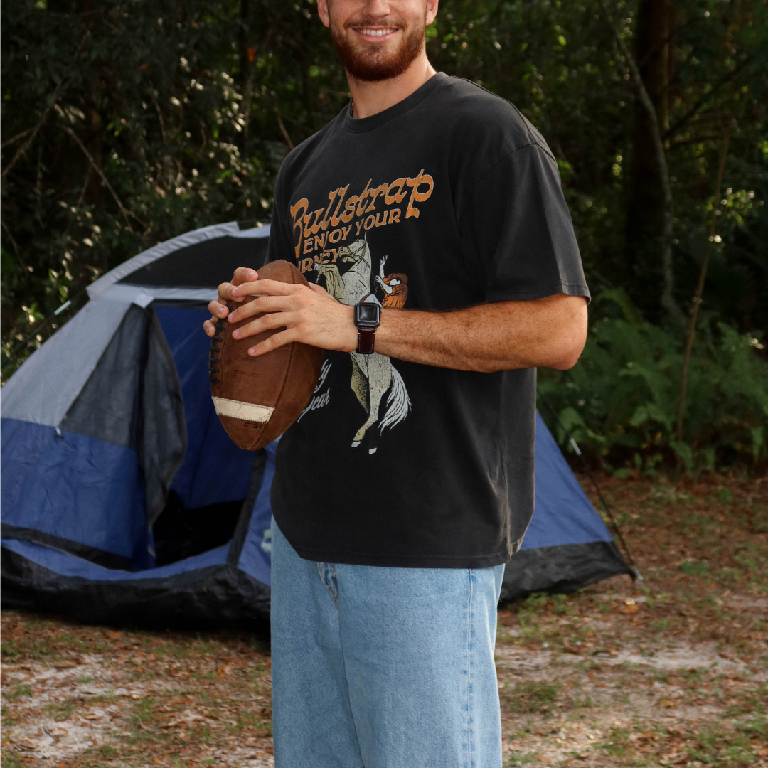 Enjoy Your Journey Tee - Charcoal