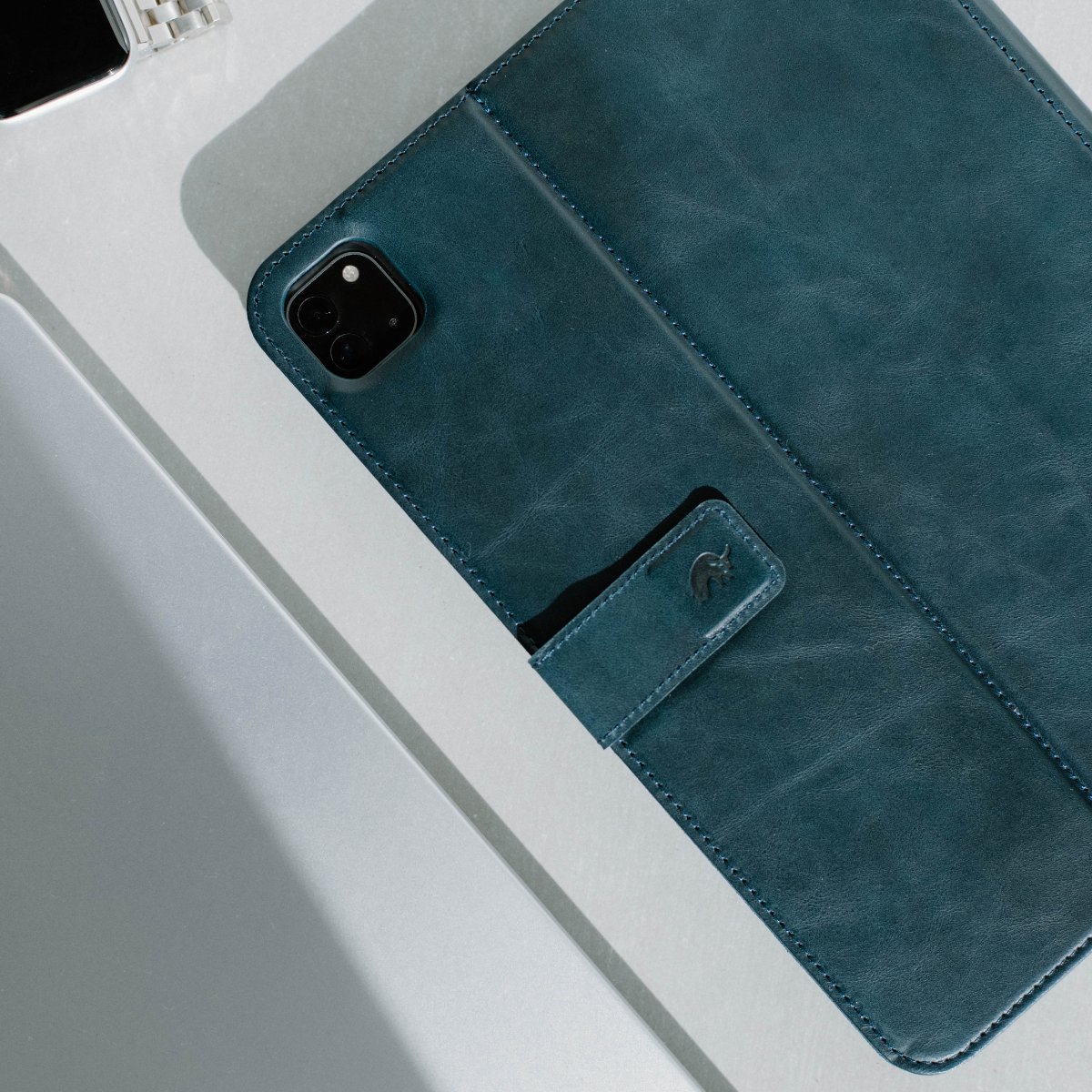 Leather iPad Case - Ocean