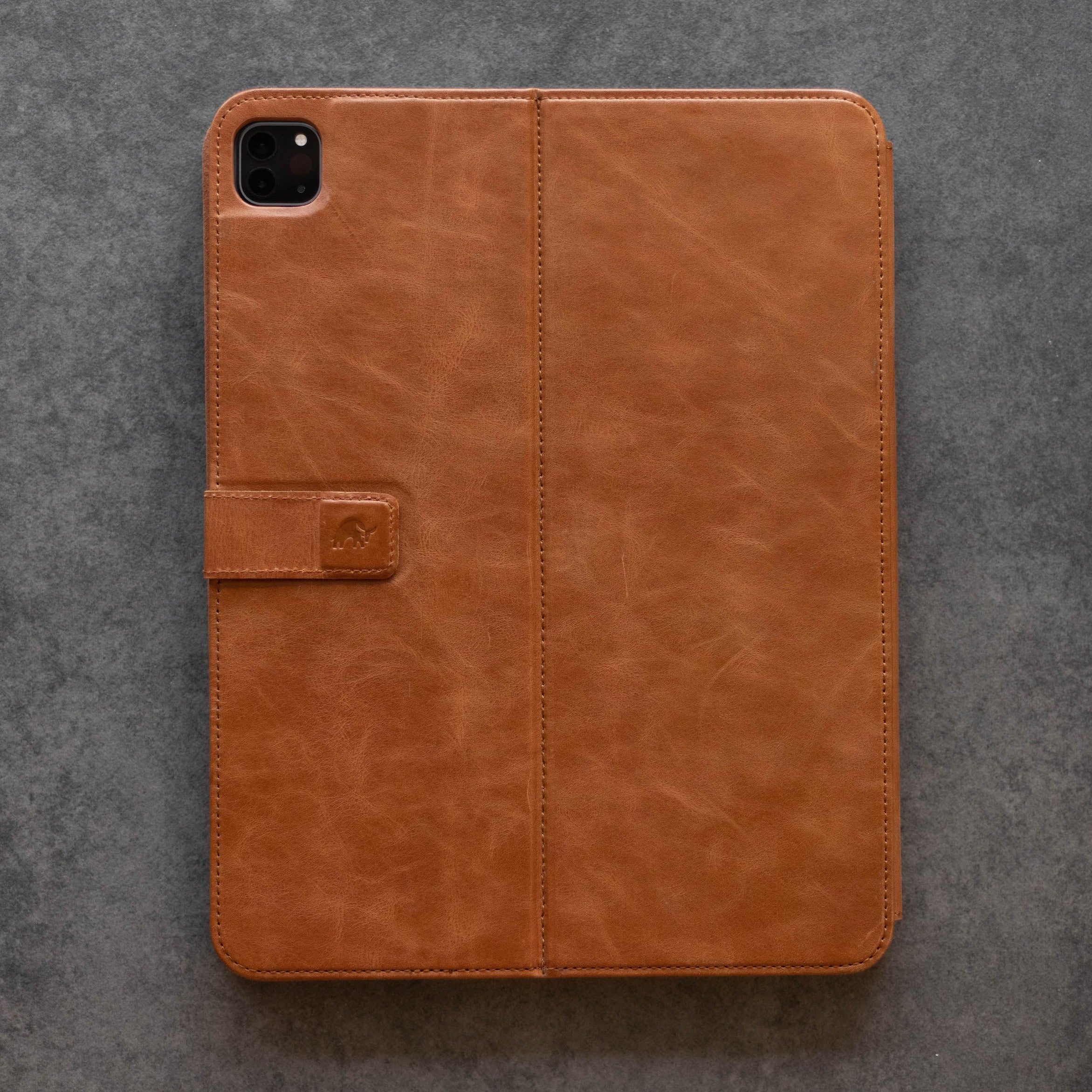 Leather iPad Case - Sienna