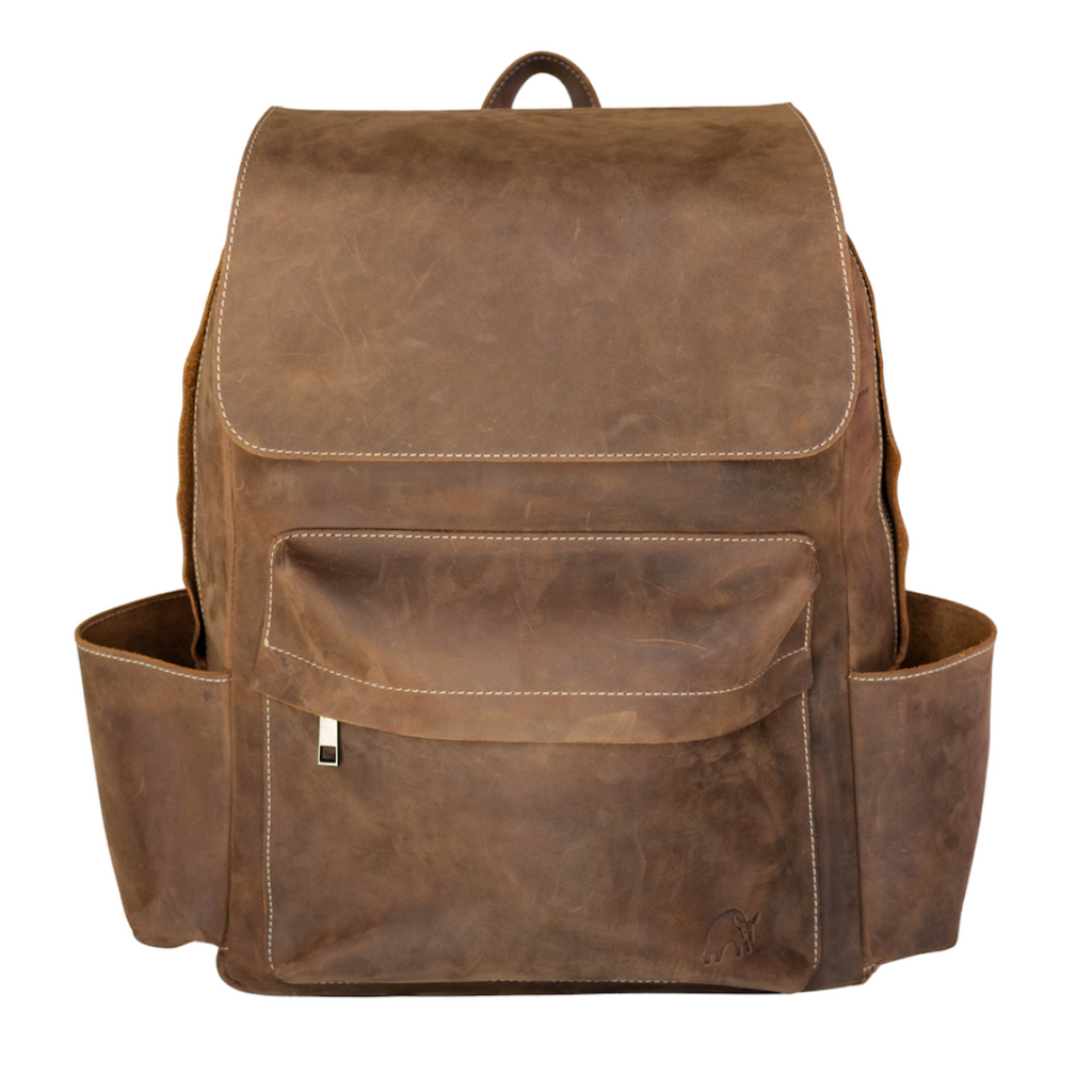 Back Pack Rugged Leather Rugged Backpack - Terra – Bullstrap