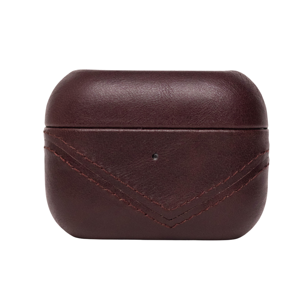 FINAL SALE Leather AirPods Cases - BOURBON