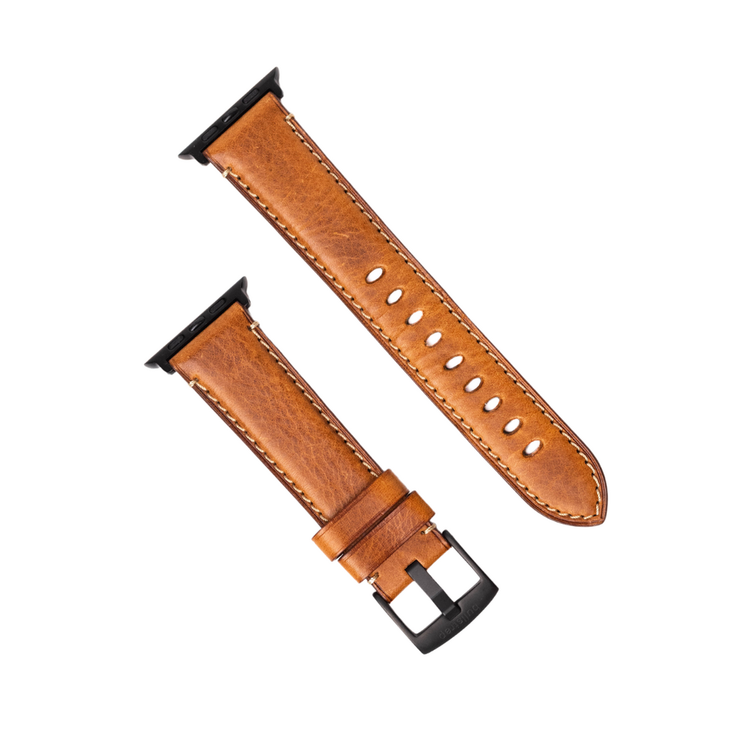 LUXURY LOUIS VUITTON LV LEATHER STRAP FOR APPLE WATCH BAND - Any-Cases