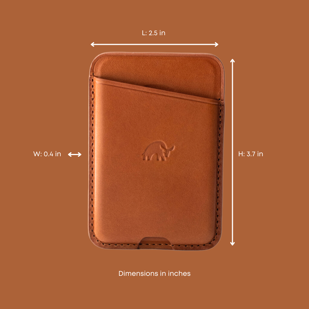 Magnetic Popper Wallet - SIENNA