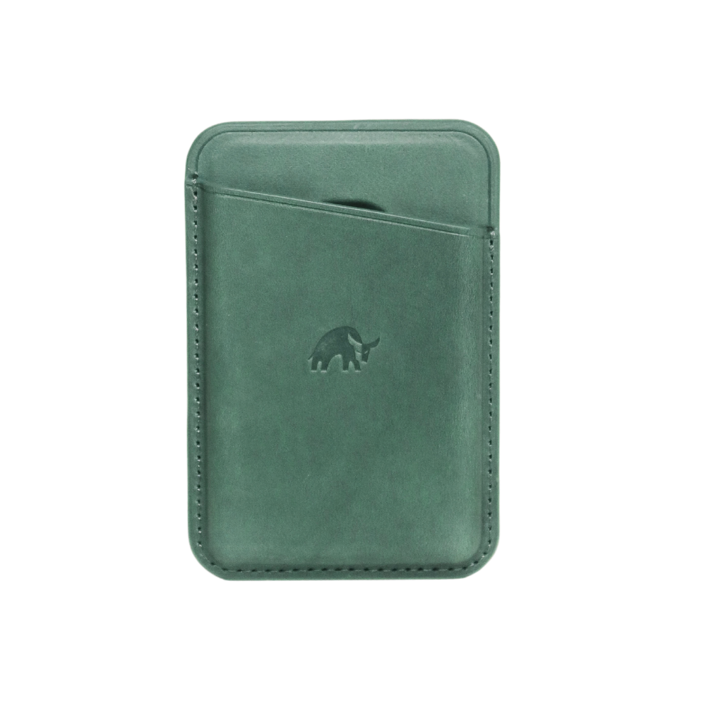 LIMITED EDITION Leather Magnetic Wallet - EVERGREEN
