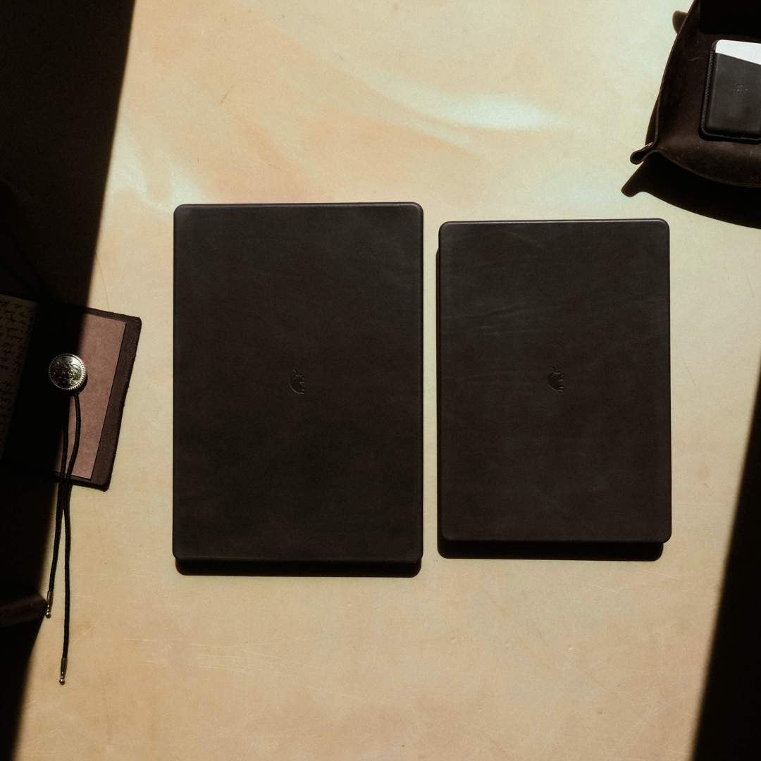 Leather MacBook Shell - Black