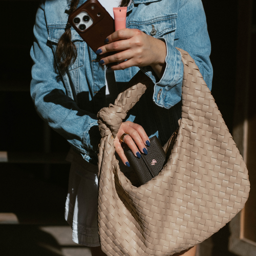 The Dolly Nav Trifold Wallet  - Saddle