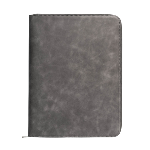 Leather MacBook Sleeve - Slate