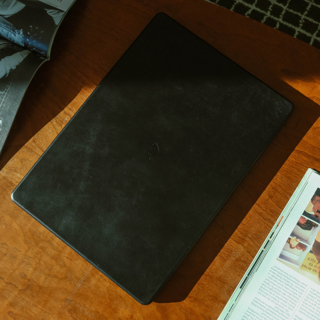 Leather MacBook Shell - Black