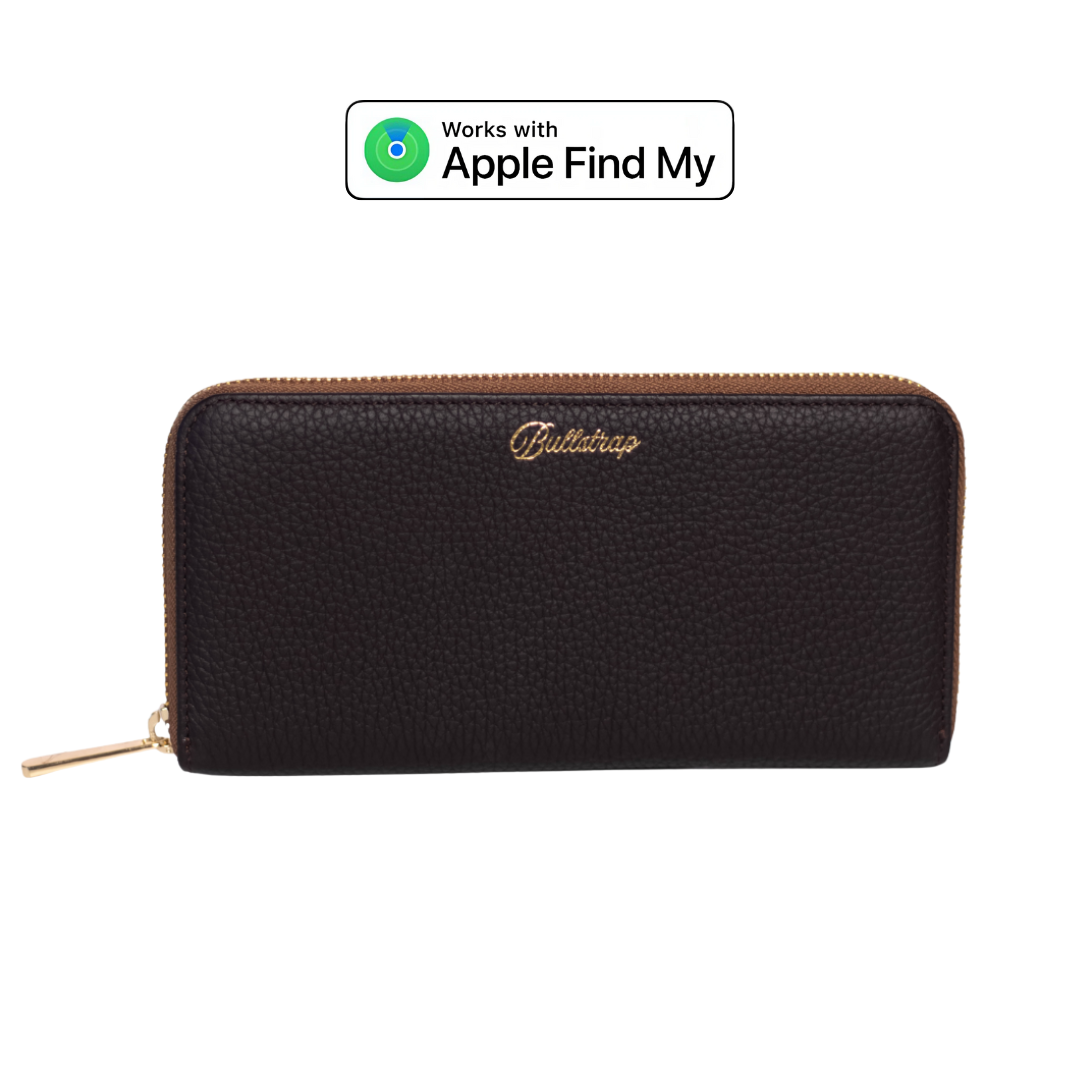 The Dolly Nav Zipper Wallet  - Saddle