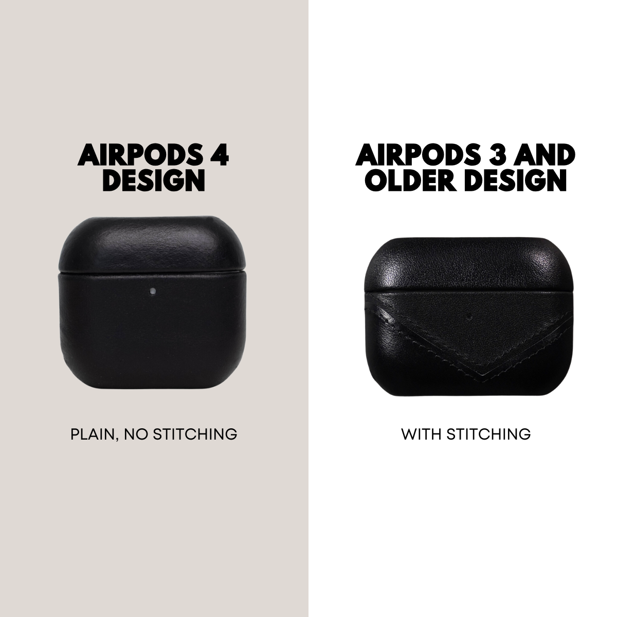 Leather AirPods Cases - BLACK EDITION