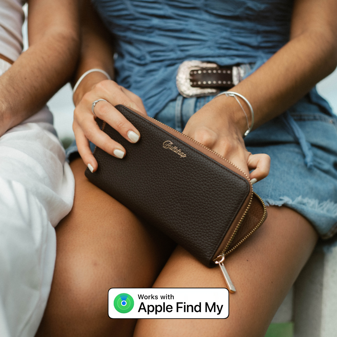 The Dolly Trackable Wallet  - Saddle