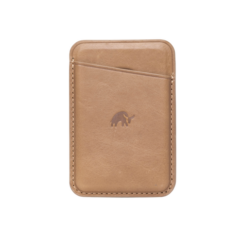 Leather Magnetic Wallet - DUNE