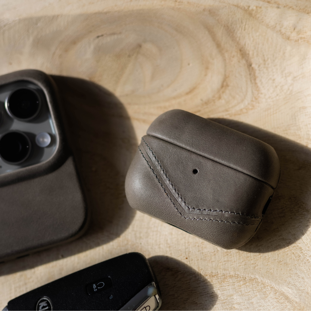 Leather AirPods Cases - SLATE – Bullstrap
