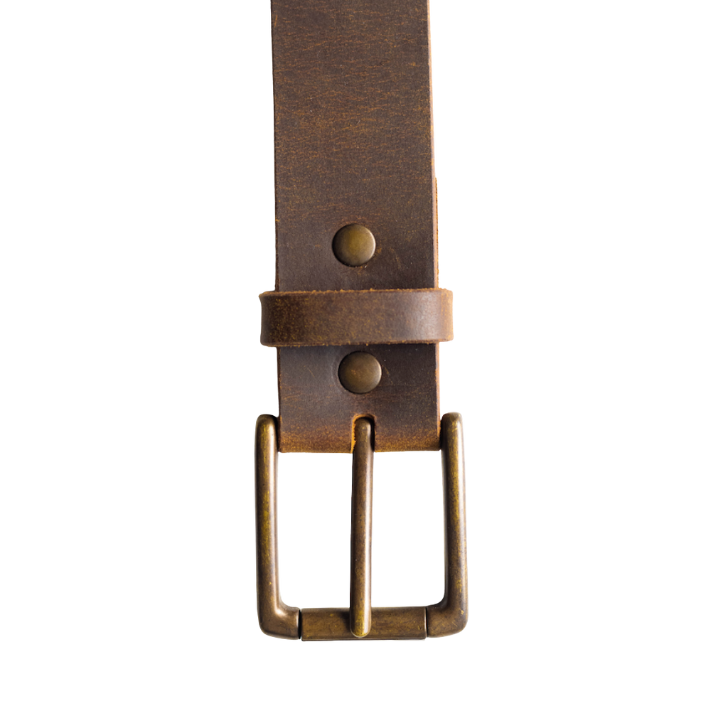 Rugged Leather Belt - Terra