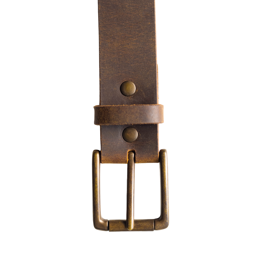 Rugged Leather Belt - Terra