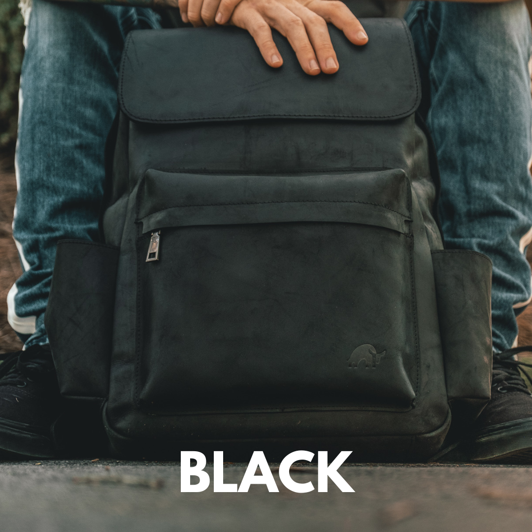 Leather Rugged Backpack
