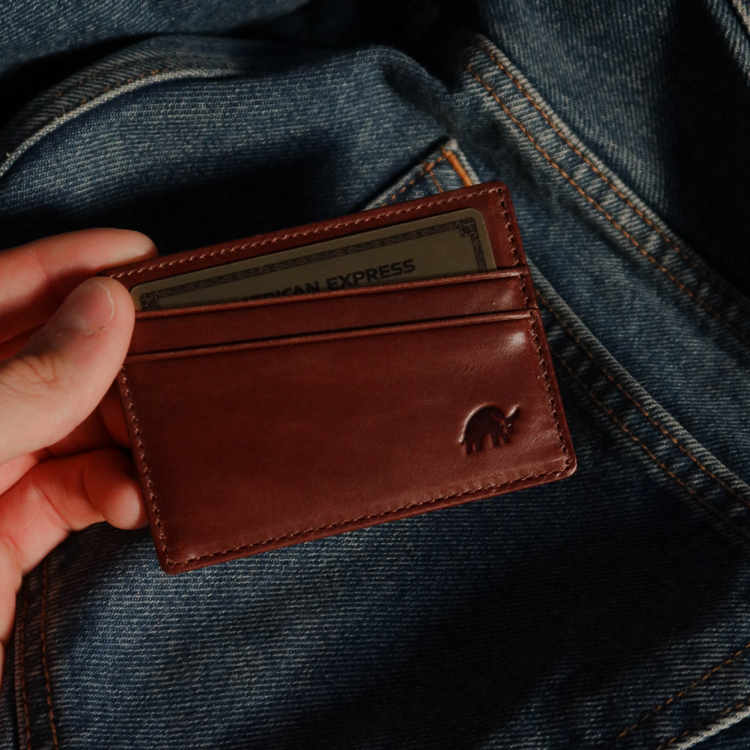 Leather Nav Card Holder - TERRA