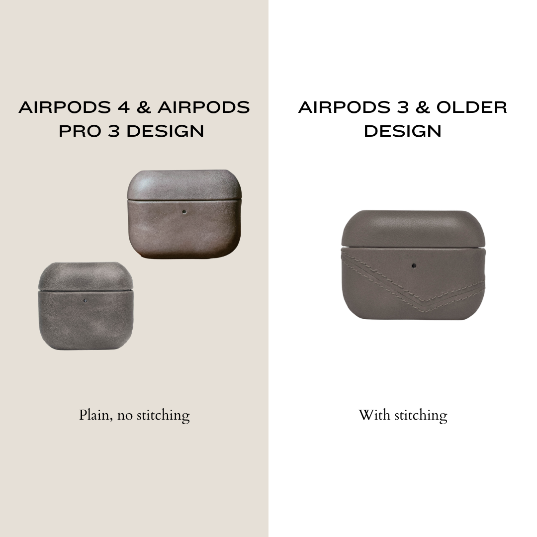 Leather AirPods Cases - SLATE